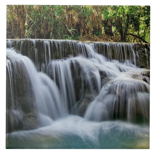 Kuang Si Fälle, Laos Fliese (Vorderseite)