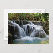Kuang Si Falls, Laos Postkarte (Vorne/Hinten)