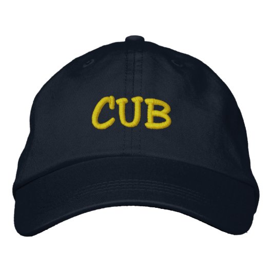 KUB BESTICKTE BASEBALLKAPPE (Vorderseite)