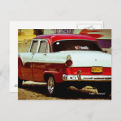 Kuba - "Antike" Postkarte (Vorne/Hinten)