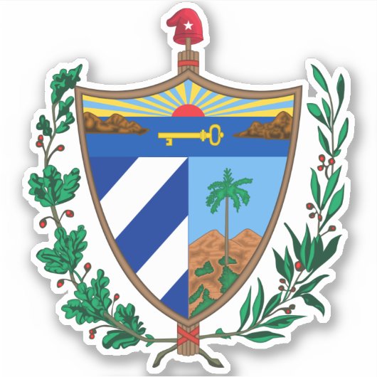 Kuba Aufkleber (Vorderseite)