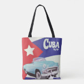 Kuba aus der Luft Tasche (Rückseite)