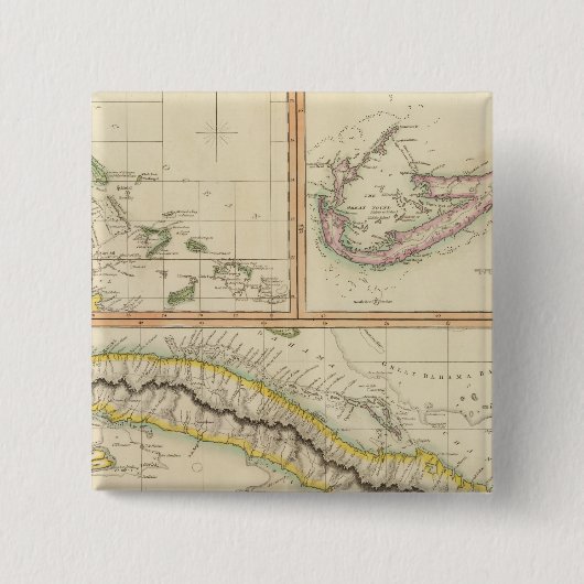Kuba, Bahama I, Bermudas Button (Vorderseite)