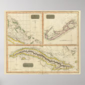 Kuba, Bahama I, Bermudas Poster (Vorne)