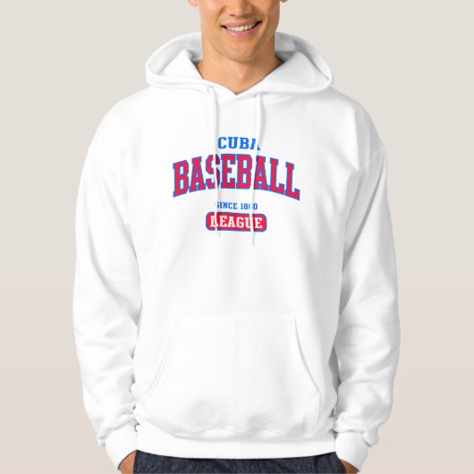 Kuba-Baseball Hoodie (Vorderseite)