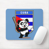 Kuba-Baseball-Panda Mousepad (Mit Mouse)