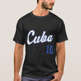 Kuba Baseball Remera Beisbol Kuba Jersey 10 T-Shirt