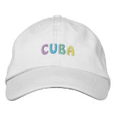 KUBA BESTICKTE BASEBALLKAPPE (Vorderseite)