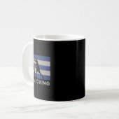 Kuba Boxer National Cuba Flag Boxing Gloves Graph Kaffeetasse (Vorderseite Links)