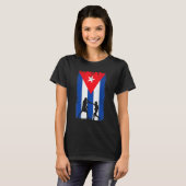 Kuba-Boxing-Kuba-Flagge T-Shirt (Vorne ganz)