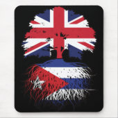Kuba - Britisch-UK-Tree-Roots-Flagge Mousepad (Vorne)