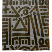Kuba Cloth Motif, Duschvorhang (Vorderseite)