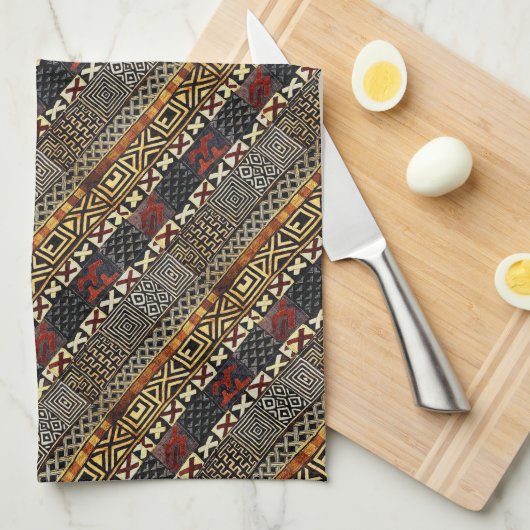 Kuba Cloth Tablecloth Geschirrtuch (Viertel Falte)