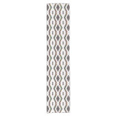 Kuba Cloud Motif Print Table Runner Kurzer Tischläufer (Vorderseite)