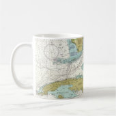 Kuba & die Straße von Florida Kaffeetasse (Links)
