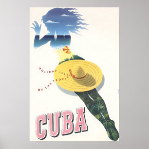 Kuba Druck Kubanische Kunst Reiseposter  Poster