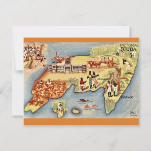 Kuba - Eine Künstlersicht auf einer Postkarte