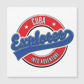 Kuba-Entdecker ins Abenteuerlogo Magnetkarte (Vorderseite)