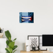 Kuba-Fahnenposter Poster (Heimbüro)