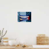 Kuba-Fahnenposter Poster (Küche)