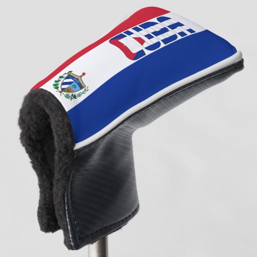 Kuba Flag Gorgeous Patriotic Golf Headcover (3/4 Vorderseite)