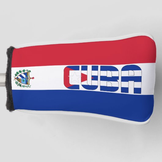 Kuba Flag Gorgeous Patriotic Golf Headcover (Vorderseite)