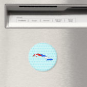 Kuba Flag Karte in voller Größe Magnet (In Situ (Geschirrspüler))