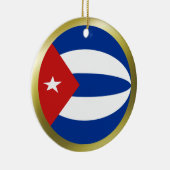 Kuba Flag Ornament (Rechts)
