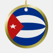 Kuba Flag Ornament (Hinten)
