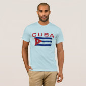 Kuba-Flagge 1 T-Shirt (Vorne ganz)