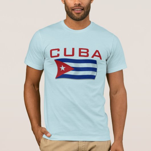 Kuba-Flagge 1 T-Shirt (Vorderseite)