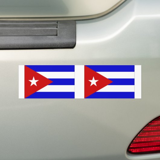 Kuba-Flagge Autoaufkleber (Auf Auto)