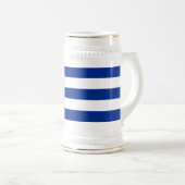 Kuba-Flagge Bierglas (VorderseiteRechts)