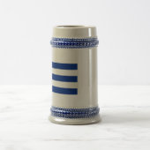 Kuba-Flagge Bierglas (Mittel)