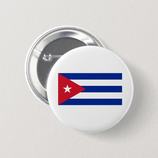 Kuba-Flagge Button (Vorne & Hinten)