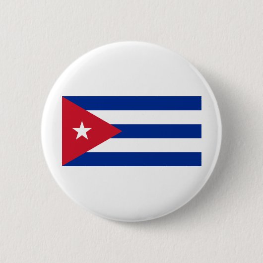 Kuba-Flagge Button (Vorderseite)