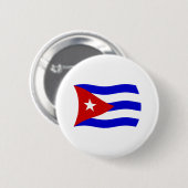 Kuba-Flagge-Button Button (Vorne & Hinten)