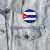 Kuba Flagge Charming Patriotic Button (Beispiel)