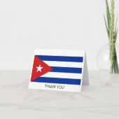 Kuba-Flagge Dankeskarte (Vorderseite)