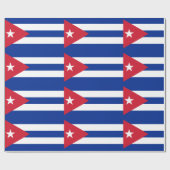 Kuba-Flagge Geschenkpapier (Flach)