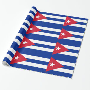 Kuba-Flagge Geschenkpapier