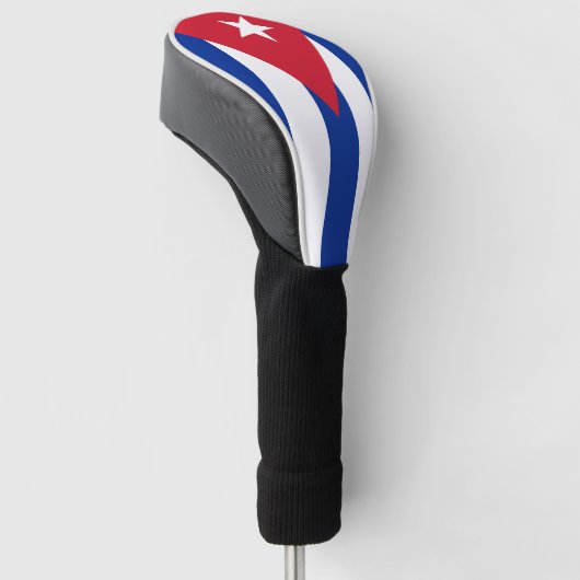 Kuba-Flagge Golf Headcover (angewinkelt)