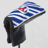 Kuba-Flagge Golf Headcover (3/4 Vorderseite)