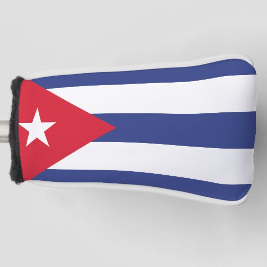 Kuba-Flagge Golf Headcover (Vorderseite)