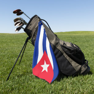 Kuba-Flagge Golfhandtuch