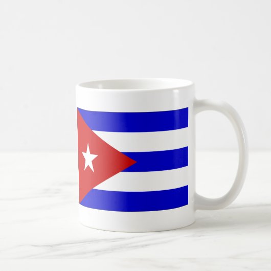 Kuba-Flagge Kaffeetasse (Rechts)