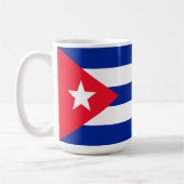 Kuba-Flagge Kaffeetasse (Links)