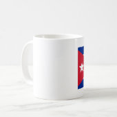 Kuba-Flagge Kaffeetasse (Vorderseite Links)