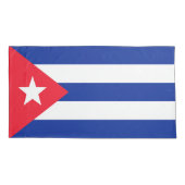 Kuba-Flagge Kissenbezug (Rückseite)