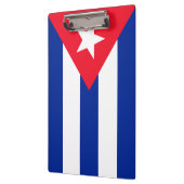 Kuba-Flagge Klemmbrett (Links)